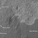 A landolás helyszíne a Mars Reconnaissance Orbiter fotóján.