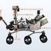 A Mars-járónak árbóca és robotkarja is van, mindegyikre szereltek kamerákat.