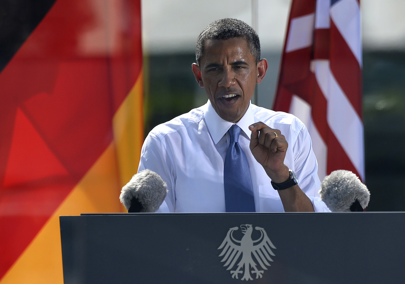 Obama a Brandenburgi kapunál