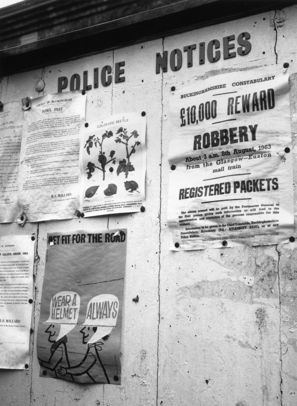 Ronald Biggs kutyájával az úszómedencéjénél Rio de Janeiróban. Harminc évre ítélték, de tíz hónap után megszökött a Wandsworth börtönből. Brazíliában élt, kihasználva, hogy a dél-amerikai országnak nem volt kiadatási egyezménye Nagy-Britanniával. 2001-ben önkéntesen hazatért, a börtönből 2009-ben rossz egészsége miatt szabadult.