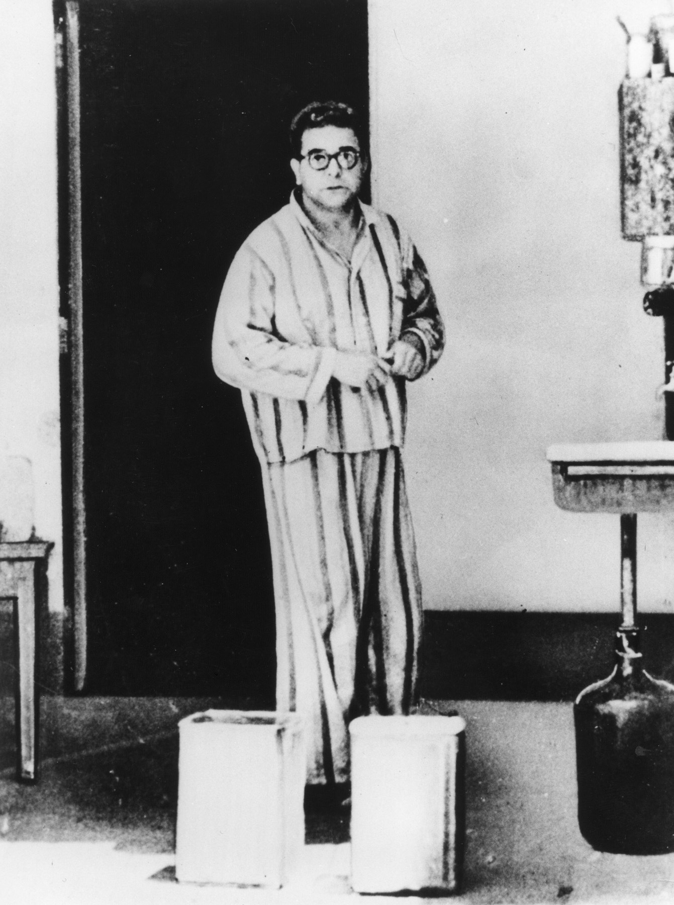 Ramón Mercader tíz évvel a merénylet után, mexikói börtönében. Még egyszer ennyit ült, szabadulása után Havannában és Moszkvában élt. 