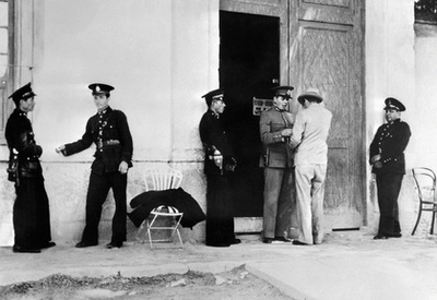 Ramón Mercader tíz évvel a merénylet után, mexikói börtönében. Még egyszer ennyit ült, szabadulása után Havannában és Moszkvában élt. 