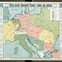 Ekkép akarták ellenségeink Európát a háború után alakitani (1916)
(OSZK Térképtár, T 10 768)