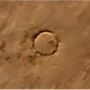 O: meteorbecsapódás nyoma a Szaharában. Az a kör csaknem két kilométer széles.
