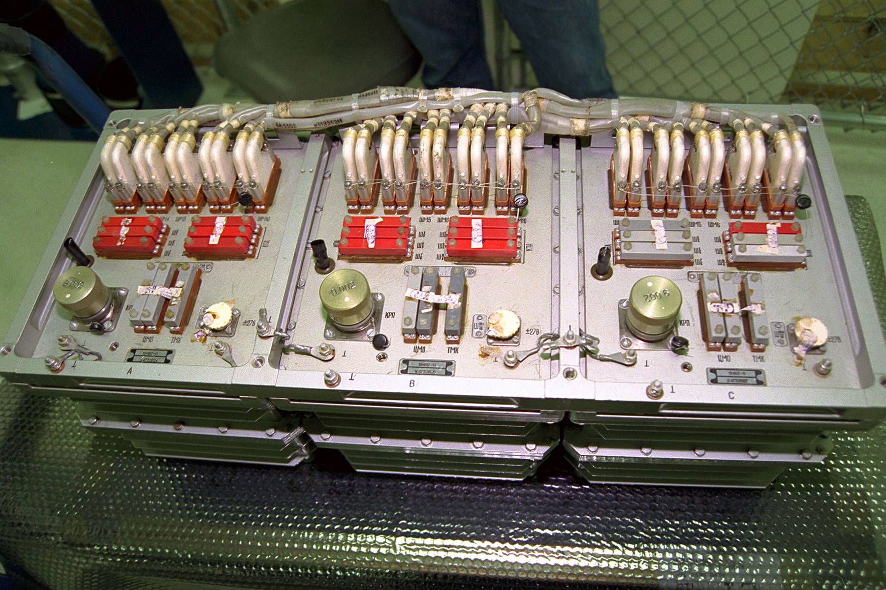 A Mir Kvant-2 modulja, még a Földön