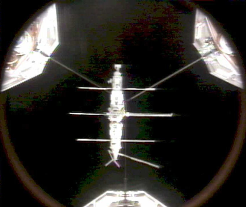 A Mir Kvant-2 modulja, még a Földön