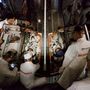 Ed White és Jim McDivitt a Gemini-Titan-IV startjának reggelén.
