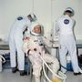 1966. Grissom szkafandert próbál a Kennedy űrközpontban.