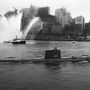 1958: a USS Nautilus atomtengeralattjáró ünnepélyes fogadtatása new York-ban, miután áthaladt az Északi-sark jege alatt
