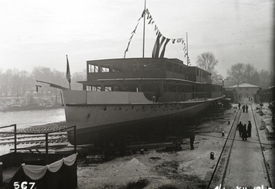 Valószínűleg a BRP CÁR BORISZ III. (1941) motorhajó egy helyisége.