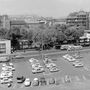Erzsébet tér, 1968-ban, a mostani Akvárium fölött.