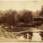 A szigetre vezető kis híd 1896-ban