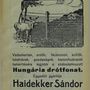 Egy 1922-es hirdetés