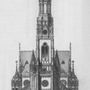 A kőbányai templom második terve, Lechner Ödön, 1893
