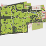 Keszthely: A teljes park ideális helyreállítási terve 2011-ből. Kutatás és terv: Alföldy Gábor, grafika: Szende András