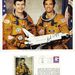 Az STS-1 kétfős legénysége - John Young és Bob Grippen - a sikeres űrsiklórepülés alkalmával kiadott emléklapon.