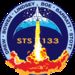 Az STS-133 jelvénye.